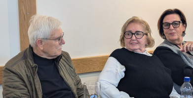 Jürgen Brustmann, Margot Hachelaf und Claudia Amier im Bild