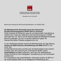 SPD Beschlussvorlage