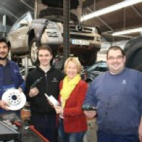 Martina Fehlner beim „Tag der Ausbildung 2016“ im Autohaus Kunzmann in Aschaffenburg