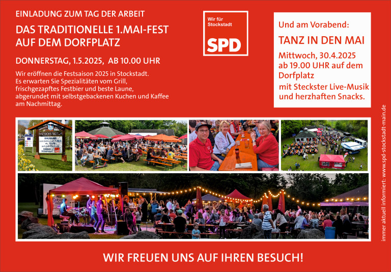 1.Mai Aushang 25
