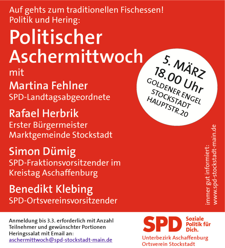 Politischer Aschermittwoch in Stockstadt